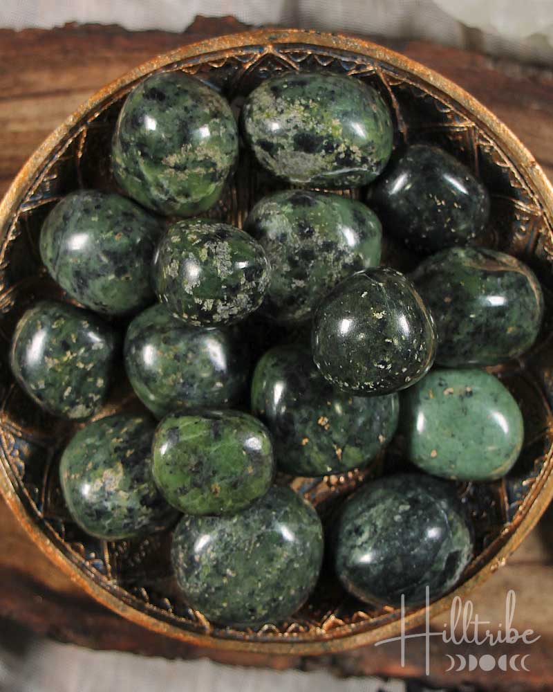 Nephrite Tumbled from Hilltribe Ontario