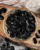 Obsidian Tumbled from Hilltribe Ontario