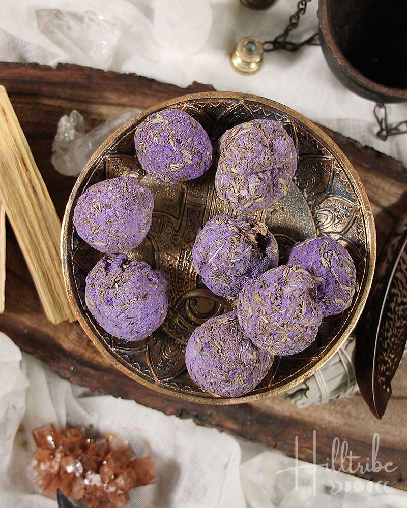 Olibanum + Lavender Smudge Bombs from Hilltribe Ontario