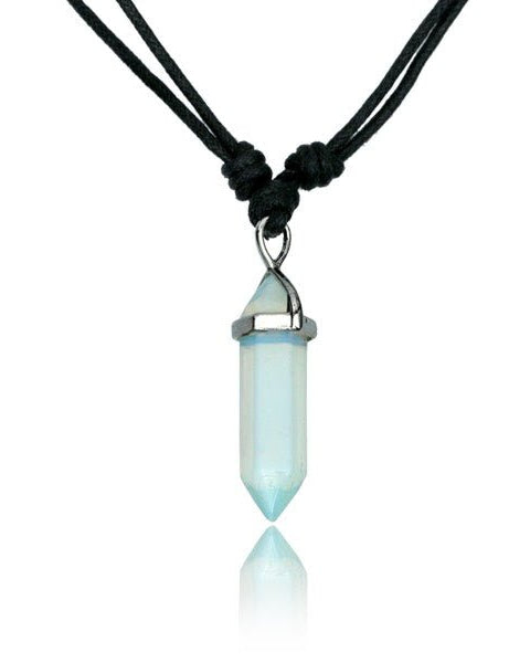 Opal (syn) Point Adjustable Necklace from Hilltribe Ontario