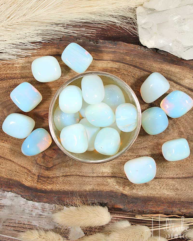 Opalite (Syn.) Tumbled from Hilltribe Ontario