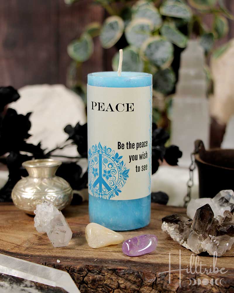 Peace World Magic Candle from Hilltribe Ontario