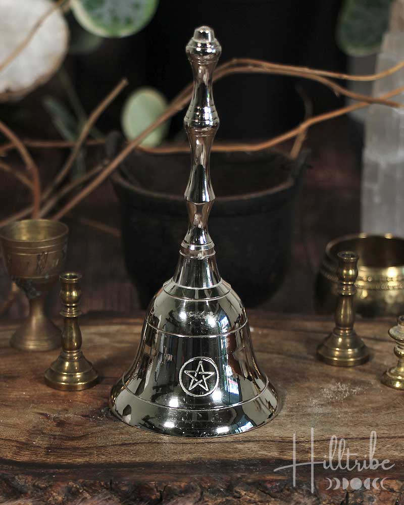 Pentacle Altar Bell 5" from Hilltribe Ontario