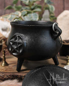 Pentacle Cast Iron Cauldron 5.5" from Hilltribe Ontario