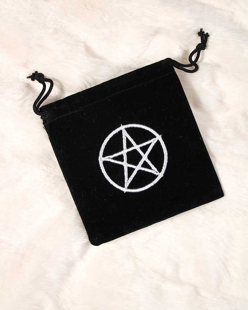 Pentacle Velvet Bag from Hilltribe Ontario