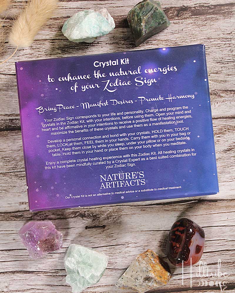 Pisces Zodiac Natural Crystal Kit from Hilltribe Ontario
