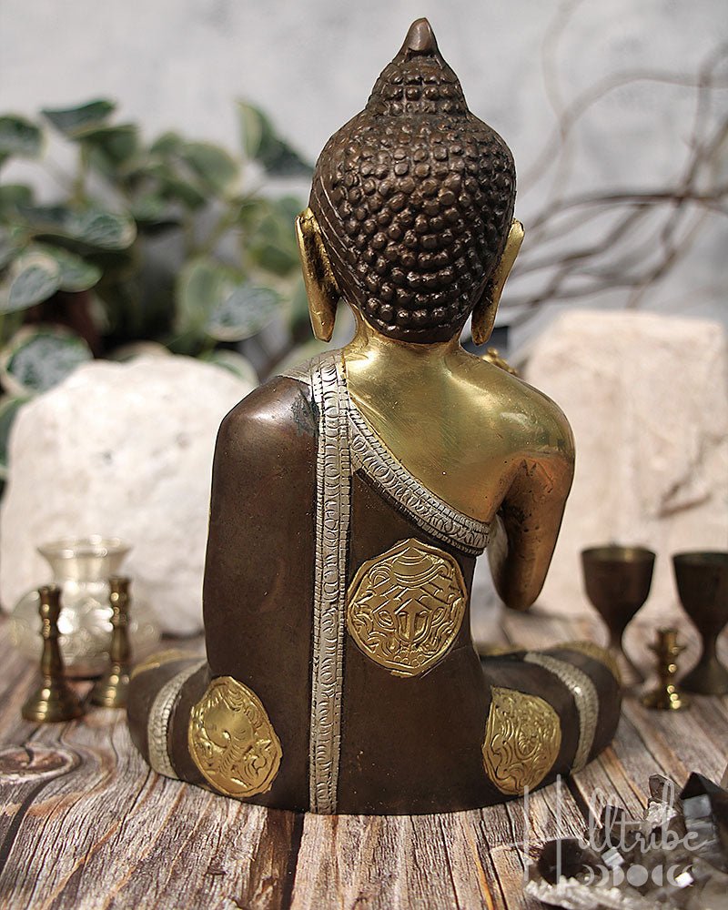 Protection Buddha Murti 8" from Hilltribe Ontario