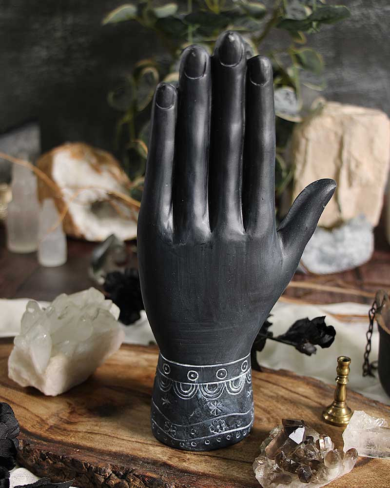Protection Hamsa Hand Statue from Hilltribe Ontario