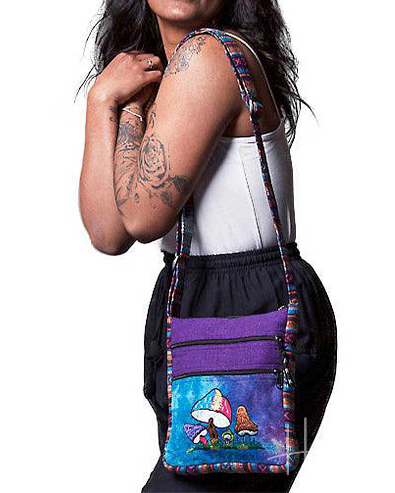Purple Alice Crossbody Bag from Hilltribe Ontario