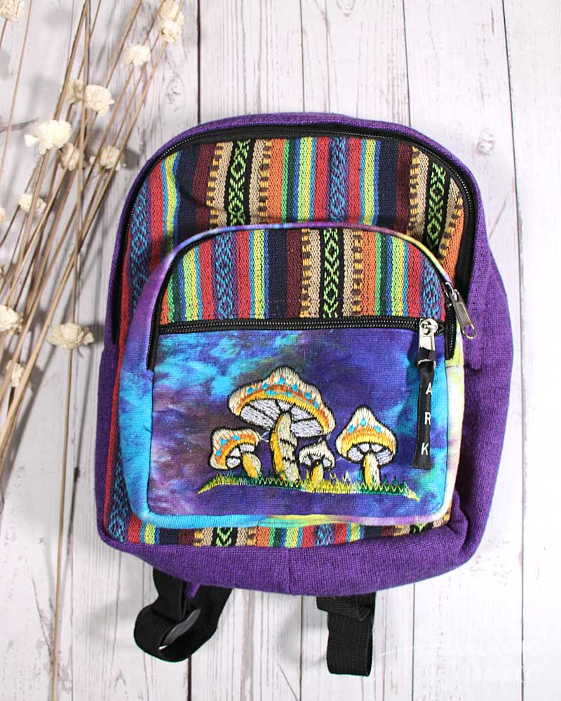 Purple Alice Mini Backpack from Hilltribe Ontario