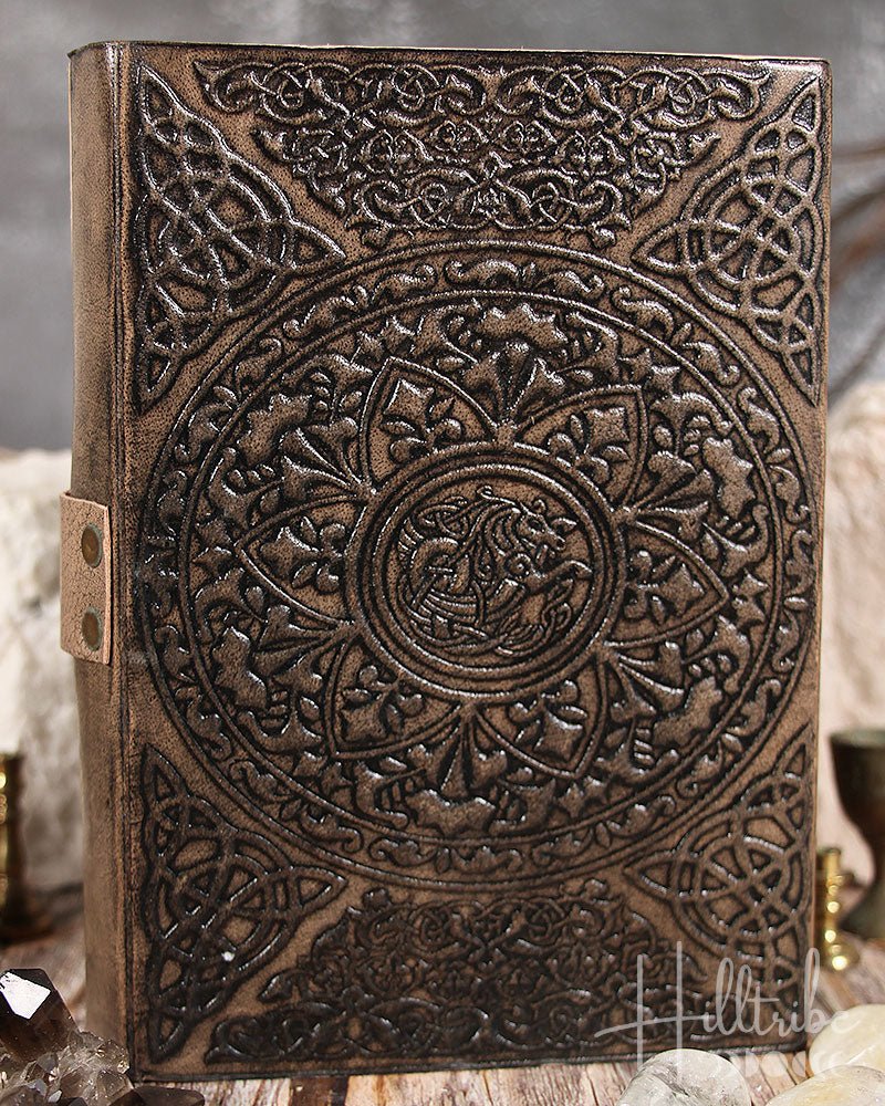 Purrfect Cat Leather Journal from Hilltribe Ontario