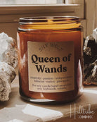 Queen of Wands Shy Wolf Candle from Hilltribe Ontario