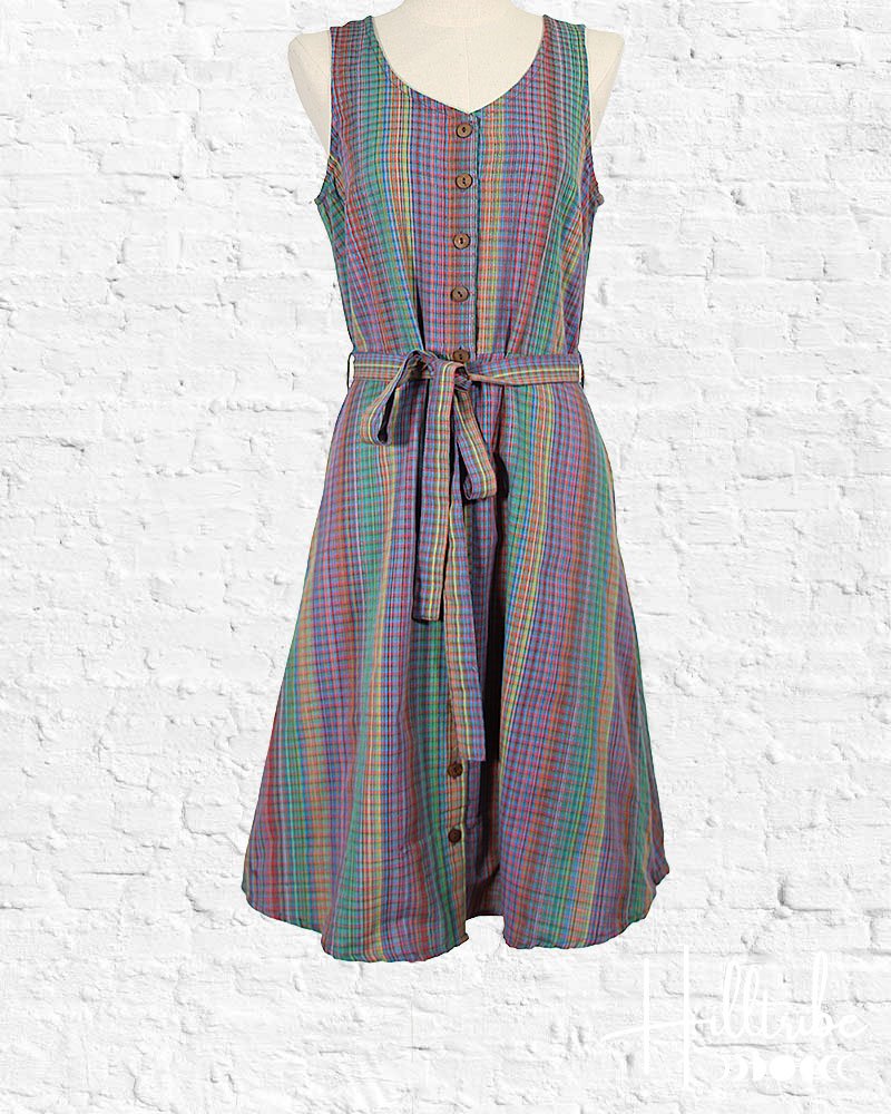 Rainbow Cotton Soho Dress from Hilltribe Ontario