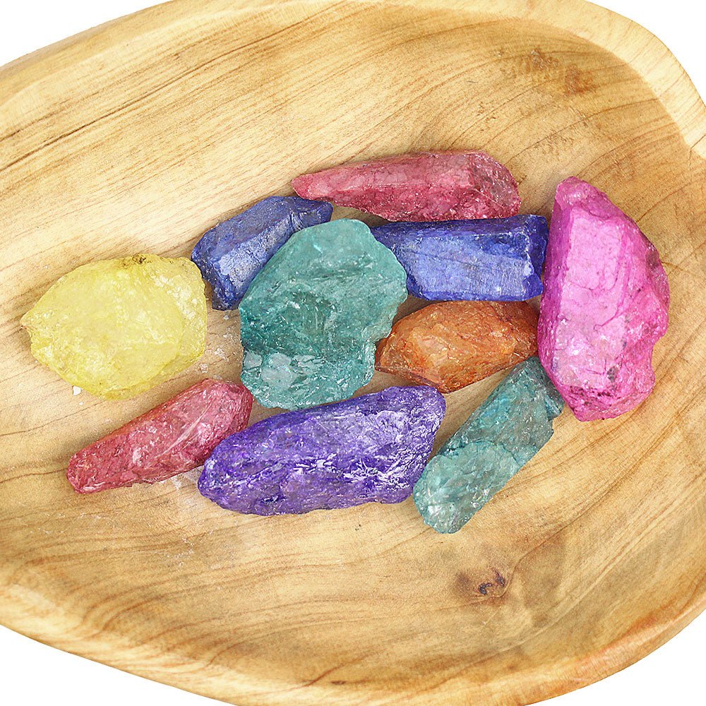 Rainbow Dyed Quartz Point from Hilltribe Ontario