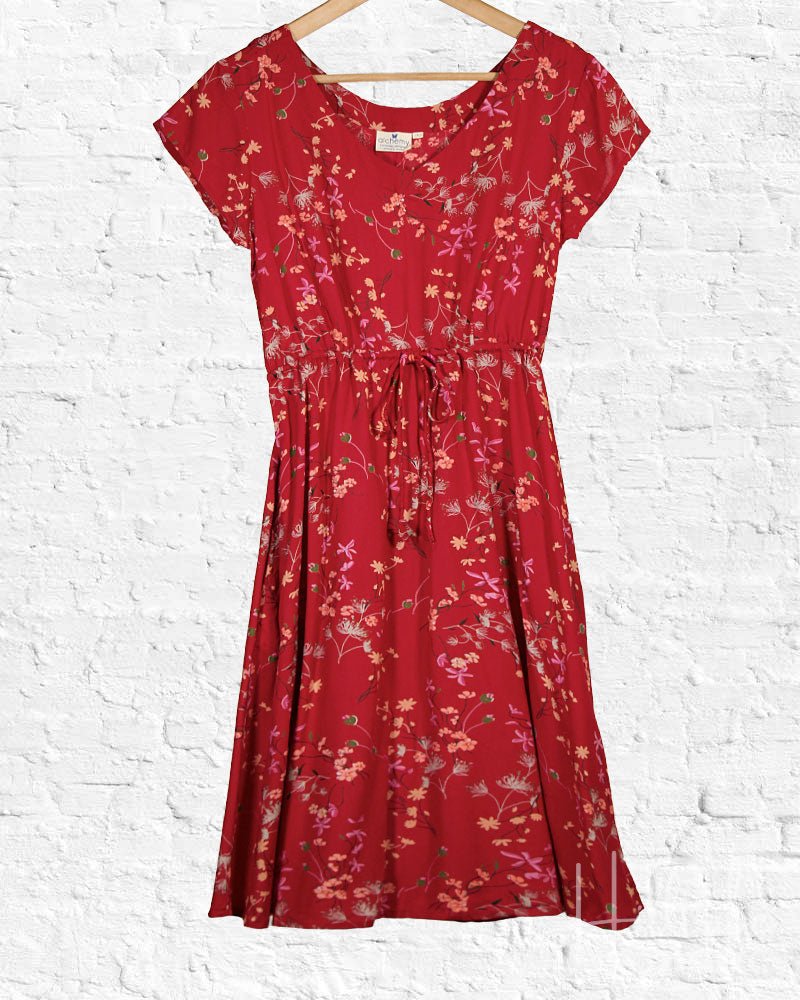 Red Robyn Dress from Hilltribe Ontario