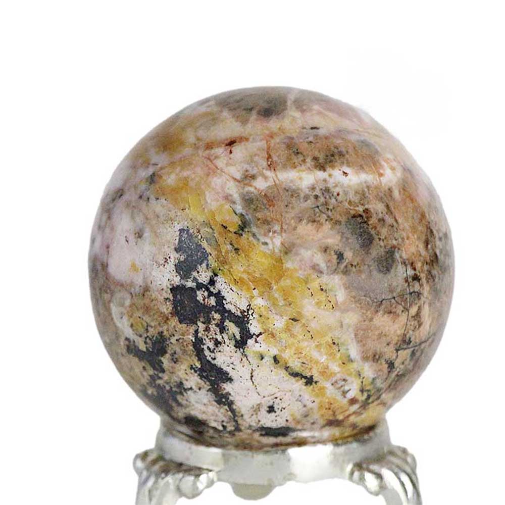 Rhodonite Sphere from Hilltribe Ontario