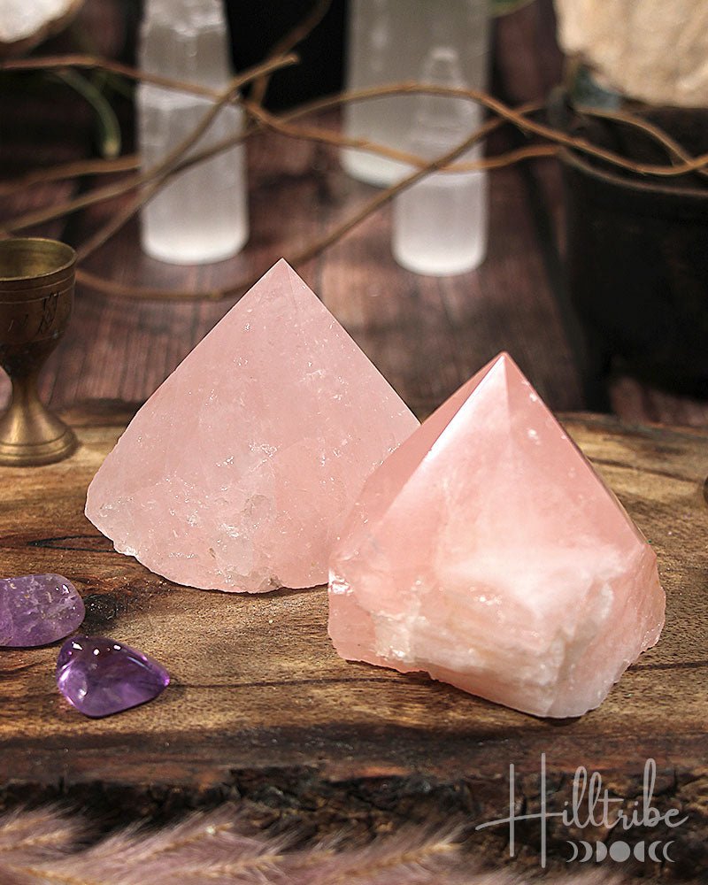 Rose Quartz Cut Base Point from Hilltribe Ontario