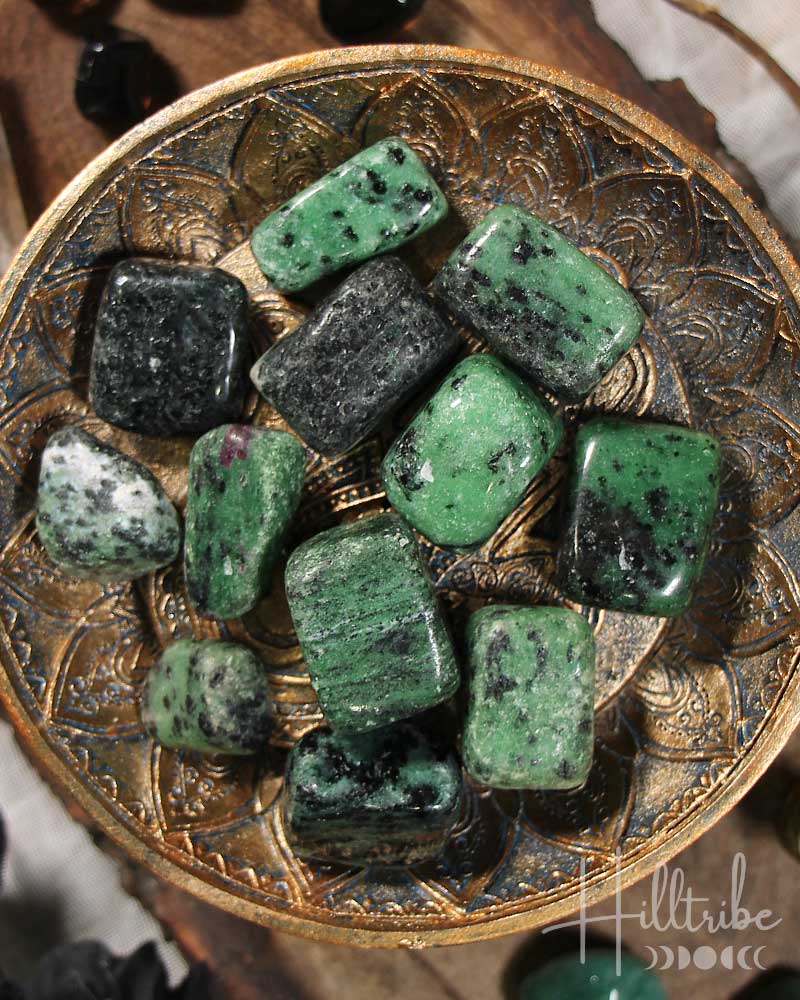 Ruby Zoisite Tumbled from Hilltribe Ontario