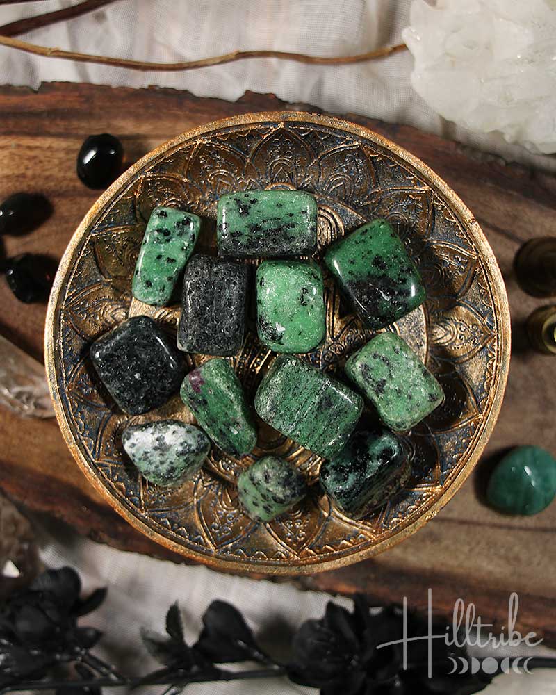 Ruby Zoisite Tumbled from Hilltribe Ontario