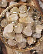 Rutilated Quartz Tumbled from Hilltribe Ontario