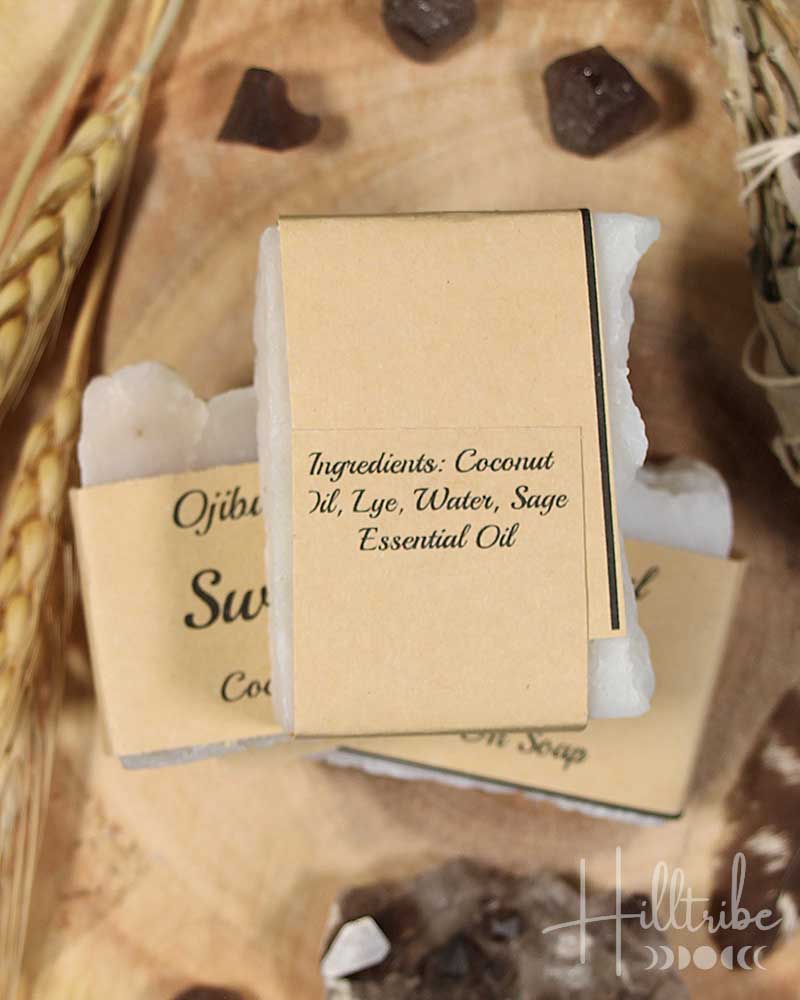 Sage Natural Coconut Oil Soap from Hilltribe Ontario