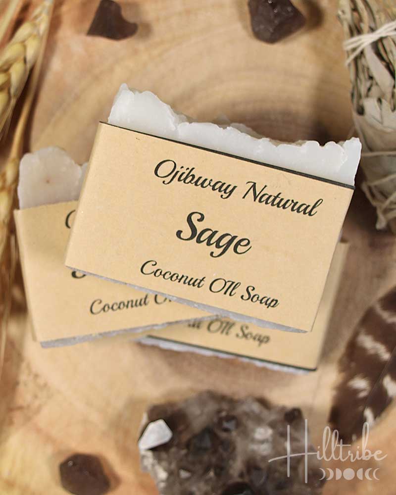 Sage Natural Coconut Oil Soap from Hilltribe Ontario