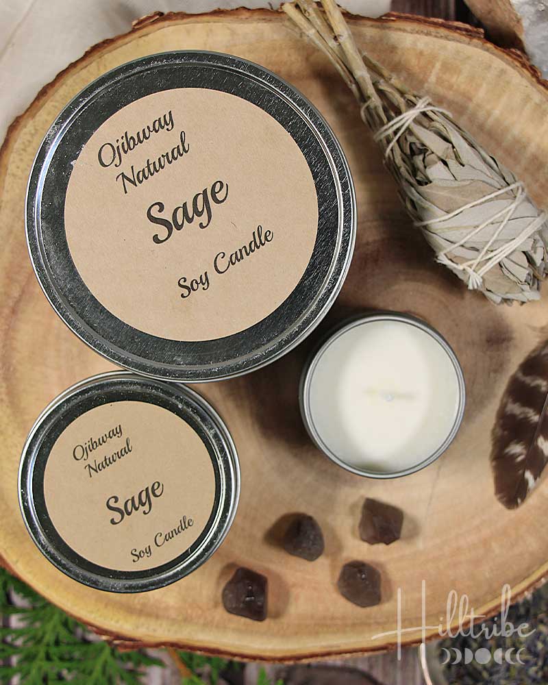 Sage Soy Candle from Hilltribe Ontario