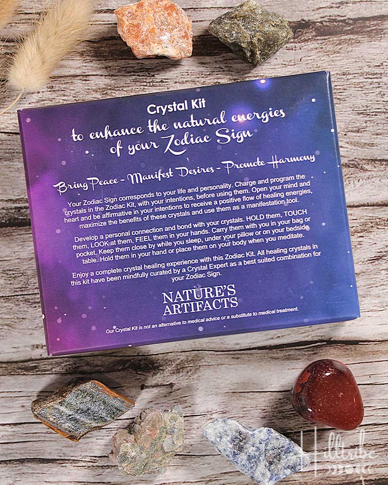 Sagittarius Zodiac Natural Crystal Kit from Hilltribe Ontario