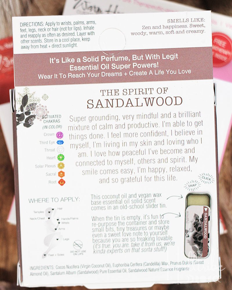 Sandalwood Solid Perfume from Hilltribe Ontario