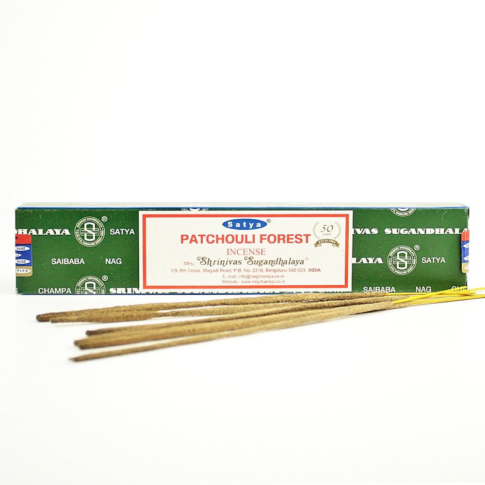 Satya Patchouli Forest Incense Sticks 15gr from Hilltribe Ontario
