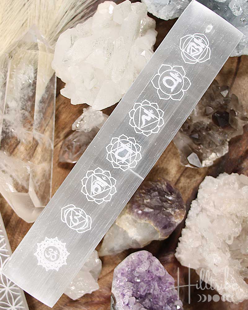 Selenite Chakra Incense Holder from Hilltribe Ontario