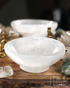 Selenite Charging Bowl on Stand from Hilltribe Ontario