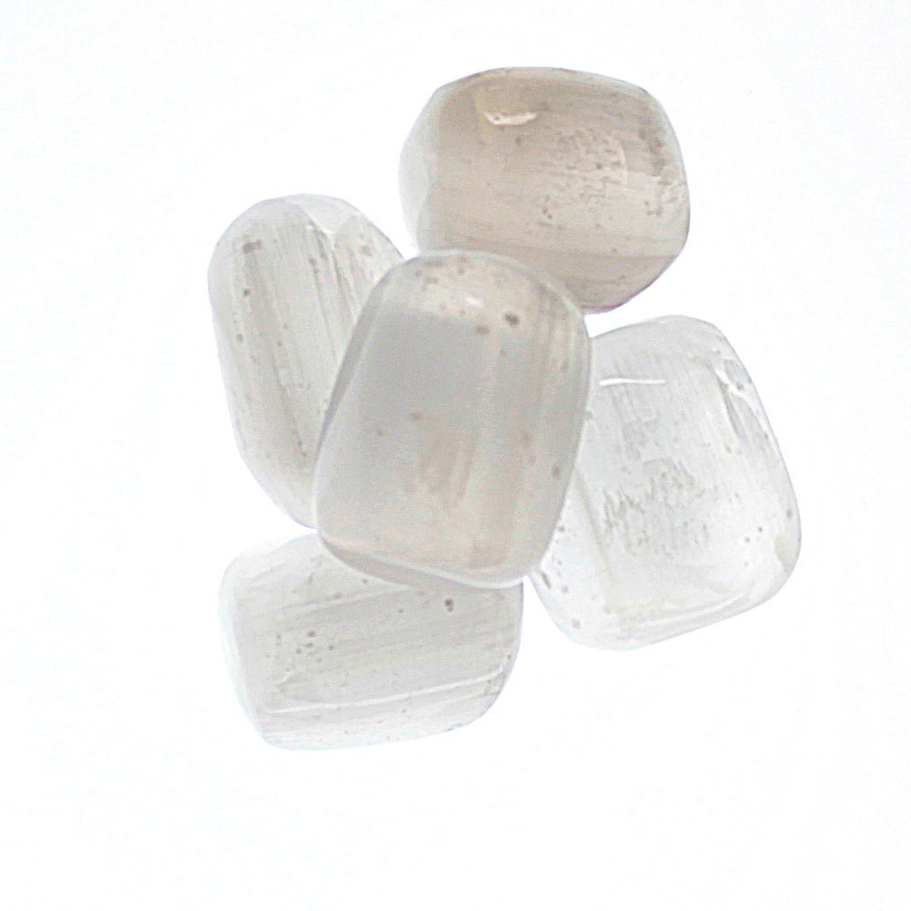 Selenite Tumbled from Hilltribe Ontario