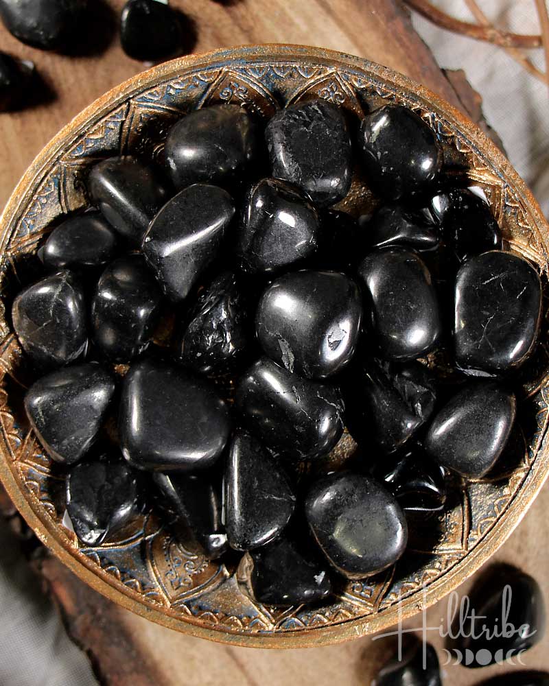 Shungite Tumbled from Hilltribe Ontario