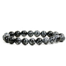 Snowflake Obsidian Gemstone Power Bracelet from Hilltribe Ontario