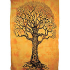 Solitary Tree Cotton Tapestry from Hilltribe Ontario