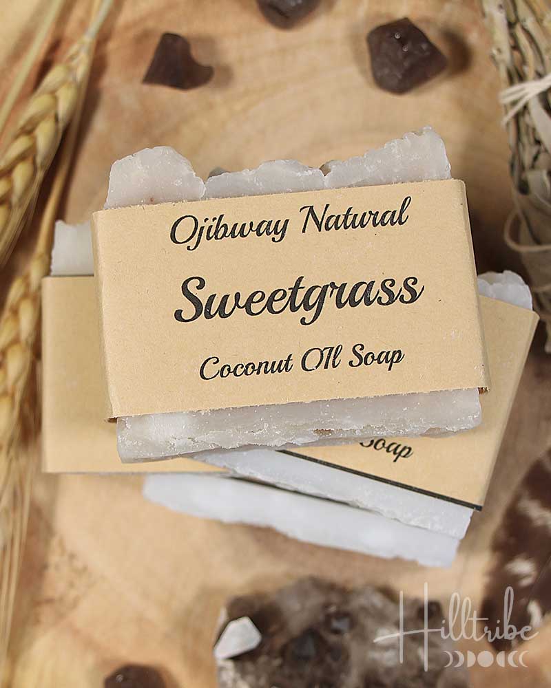 Sweetgrass Natural Coconut Oil Soap from Hilltribe Ontario