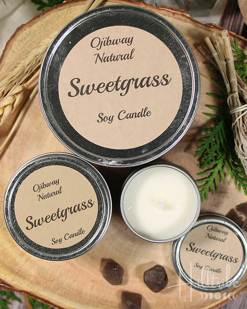 Sweetgrass Soy Candle from Hilltribe Ontario