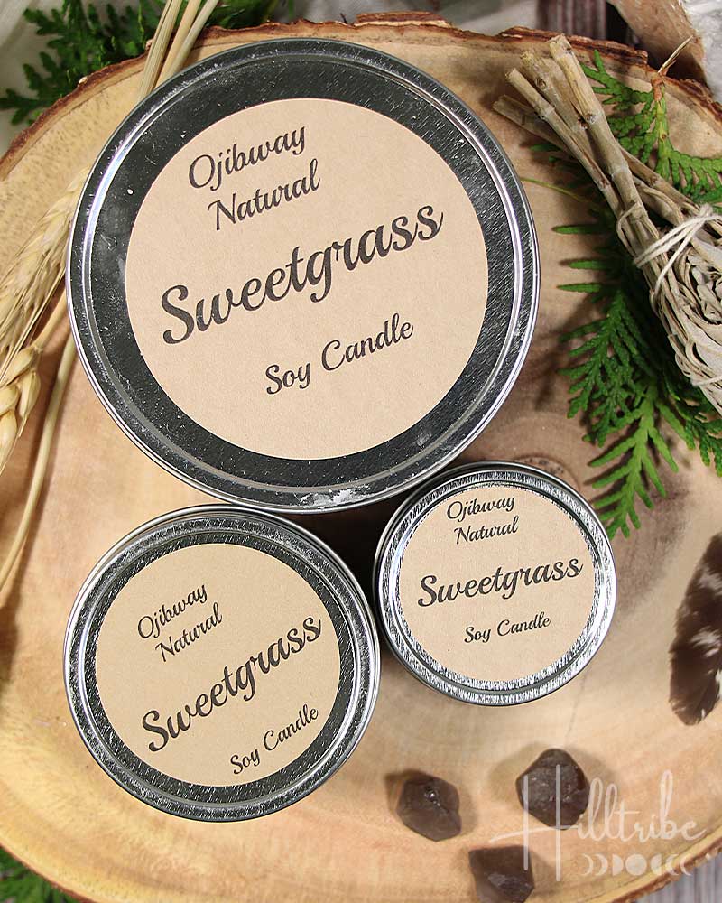 Sweetgrass Soy Candle from Hilltribe Ontario