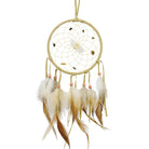 Tan Gemstone Vision Seeker Dreamcatcher 4" from Hilltribe Ontario