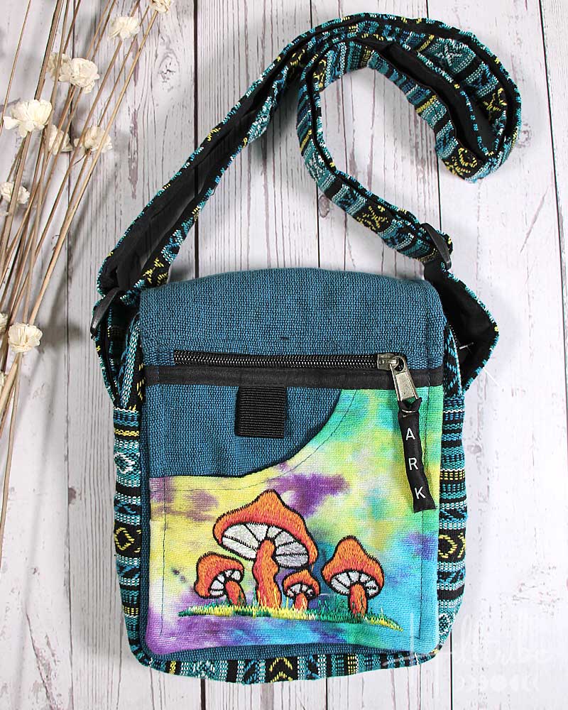 Teal Alice Small Crossbody Bag from Hilltribe Ontario