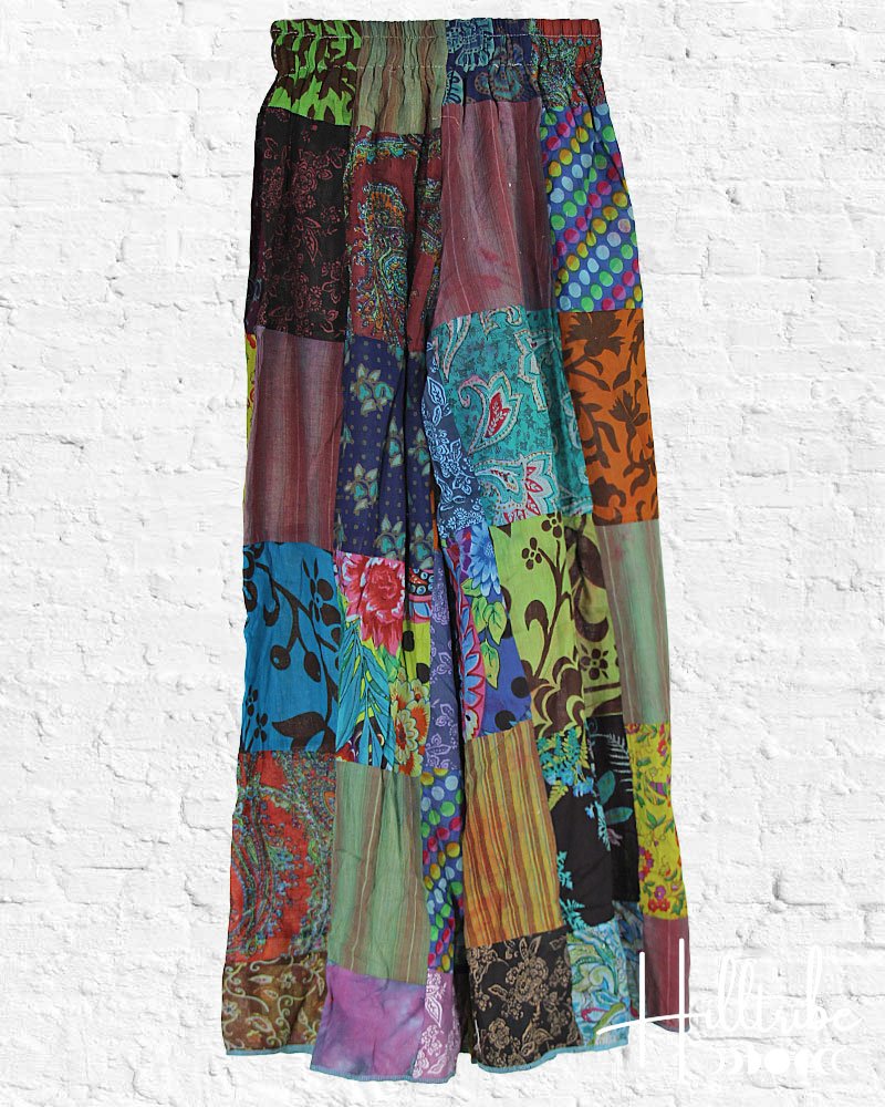 Teal Picasa Wide Leg Pants from Hilltribe Ontario
