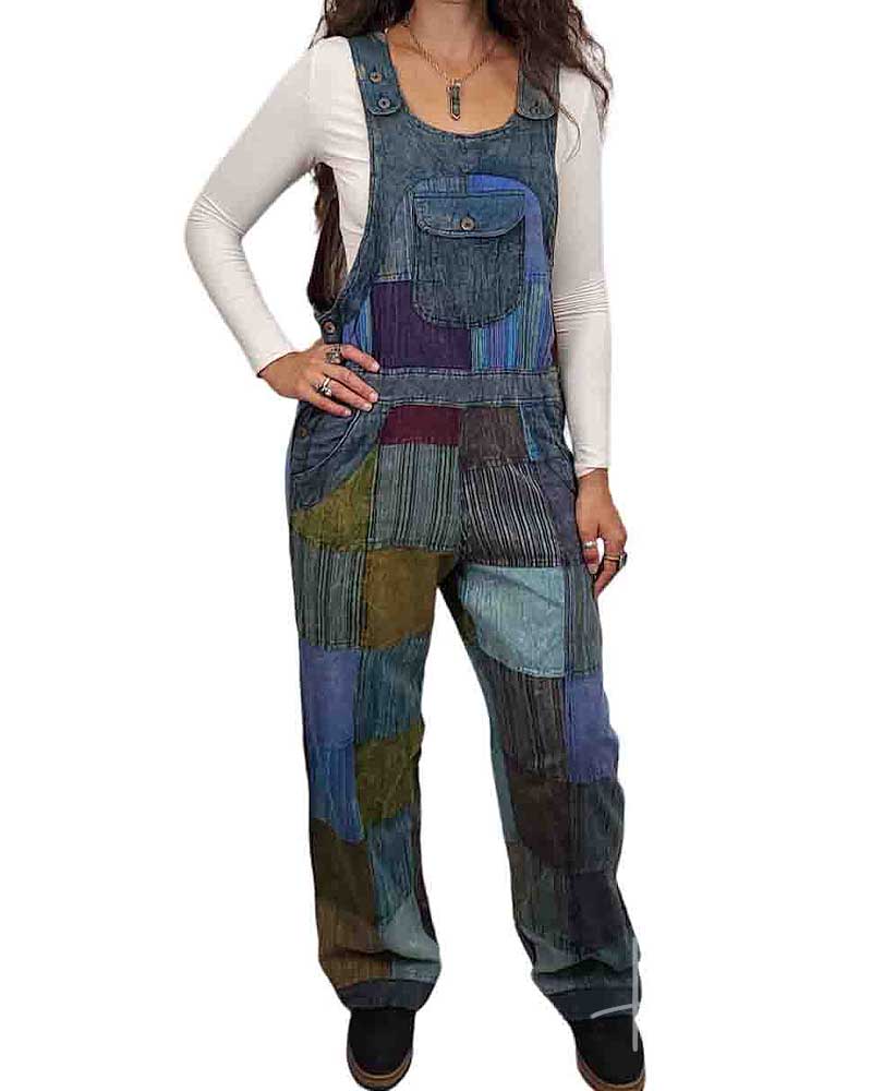 Teal Rastra Overalls from Hilltribe Ontario