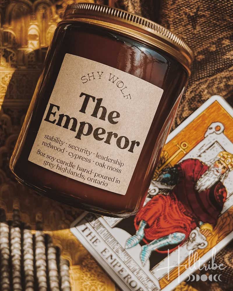 The Emperor Shy Wolf Candle from Hilltribe Ontario