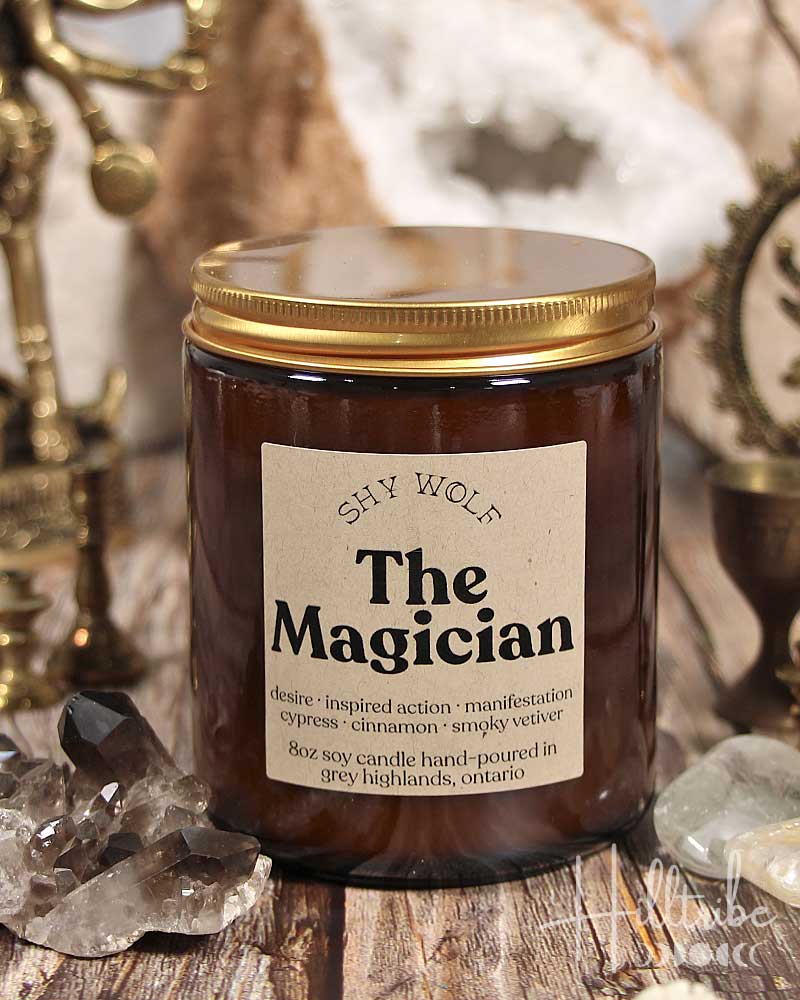 The Magician Shy Wolf Candle from Hilltribe Ontario
