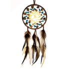 Tiger Eye Gemstone Medley Vision Seeker Dreamcatcher 4" from Hilltribe Ontario