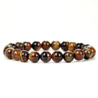 Tiger Eye Gemstone Power Bracelet 8mm from Hilltribe Ontario