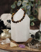 Tiger Eye Gemstone Power Bracelet 8mm from Hilltribe Ontario