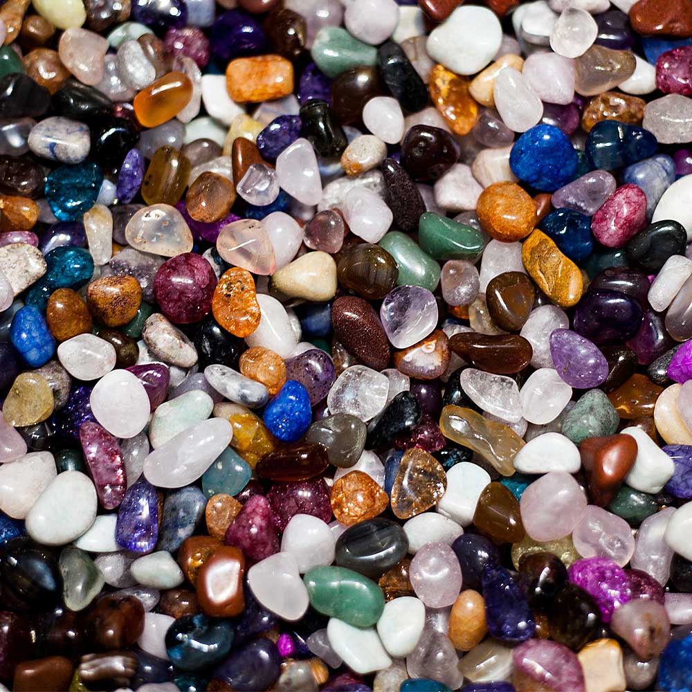 Treasure Stones & Gem Bag from Hilltribe Ontario