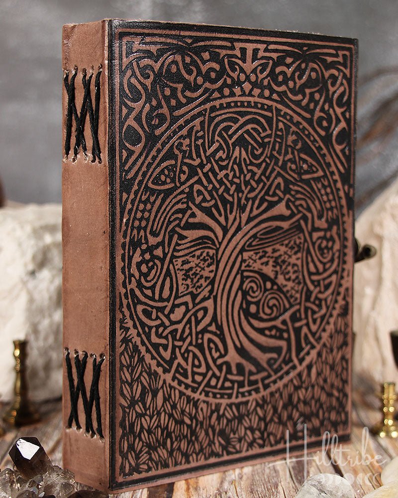 Tree of Life Leather Journal from Hilltribe Ontario